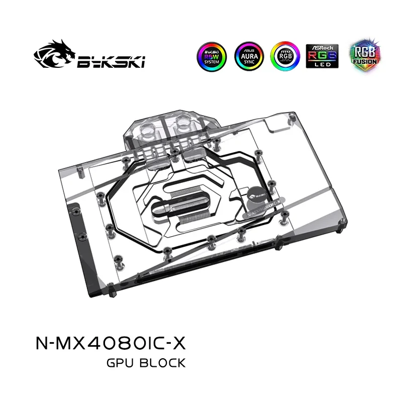Bykski GPU Block for MAXSUN RT - đánh giá và giá Rtx 4080 Water Cooling Block